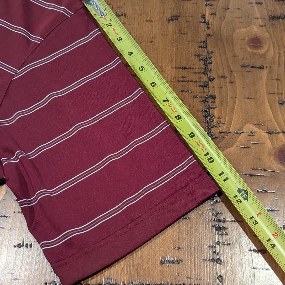 NWT- Texas A&M L Striped Performance Polo Shirt - Picture 10 of 10
